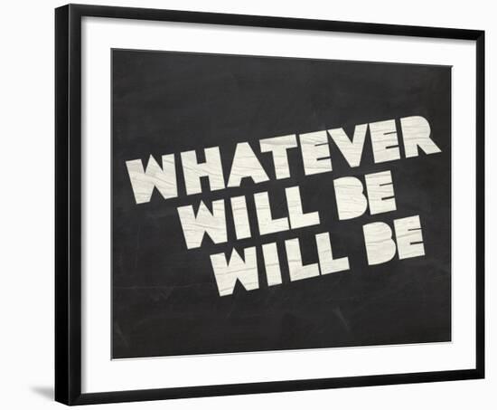 Whatever Will Be-Urban Cricket-Framed Art Print