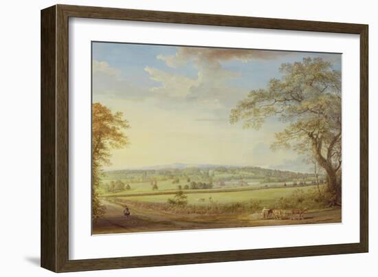 Whatman Turkey Mill in Kent, 1794 (Gouache, Bodycolour, W/C and Pencil on Paper Laid on Canvas)-Paul Sandby-Framed Giclee Print