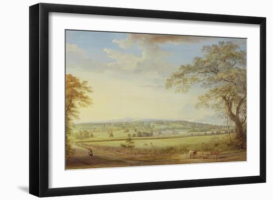 Whatman Turkey Mill in Kent, 1794 (Gouache, Bodycolour, W/C and Pencil on Paper Laid on Canvas)-Paul Sandby-Framed Giclee Print