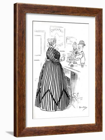 Whats a Whisper?, 1906-Philip William May-Framed Giclee Print