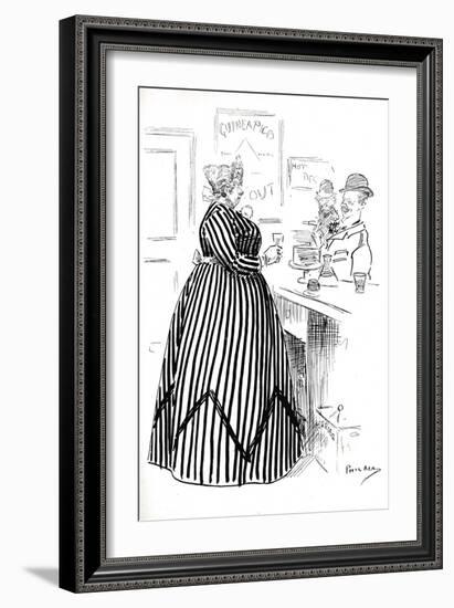 Whats a Whisper?, 1906-Philip William May-Framed Giclee Print