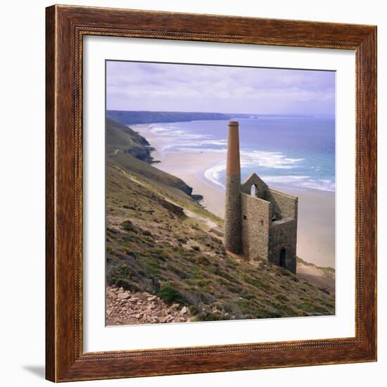 Wheal Coates Mine, St. Agnes, Cornwall, England, UK-Roy Rainford-Framed Photographic Print