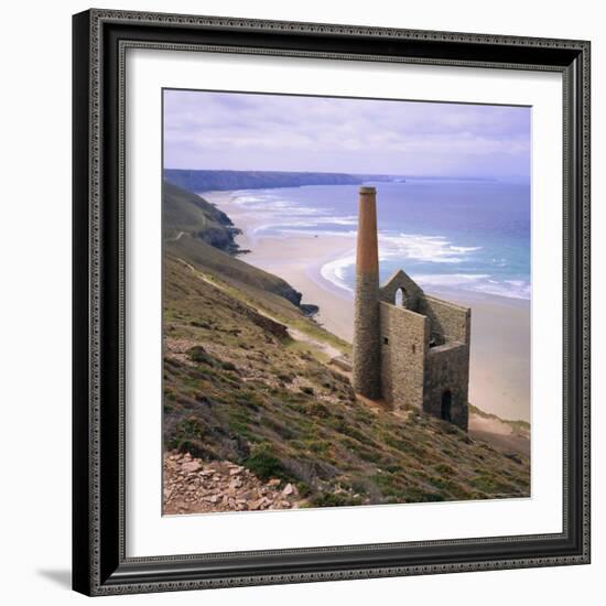 Wheal Coates Mine, St. Agnes, Cornwall, England, UK-Roy Rainford-Framed Photographic Print