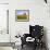 Wheat Crop Growing in Field Before Barn-Terry Eggers-Framed Photographic Print displayed on a wall