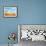 Wheat Field Against Blue Sky-Li Ding-Framed Photographic Print displayed on a wall