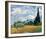 Wheat Field with Cypresses, July 1889-Vincent Van Gogh-Framed Giclee Print