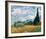 Wheat Field with Cypresses, July 1889-Vincent Van Gogh-Framed Giclee Print