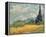 Wheat Field With Cypresses-Vincent Van Gogh-Framed Stretched Canvas