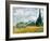 Wheat Field with Cypresses-Vincent van Gogh-Framed Premium Giclee Print