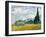 Wheat Field with Cypresses-Vincent van Gogh-Framed Giclee Print