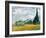 Wheat Field with Cypresses-Vincent van Gogh-Framed Giclee Print