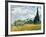 Wheat Field with Cypresses-Vincent van Gogh-Framed Giclee Print