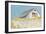 Wheat Fields Barn with Flag-Avery Tillmon-Framed Art Print