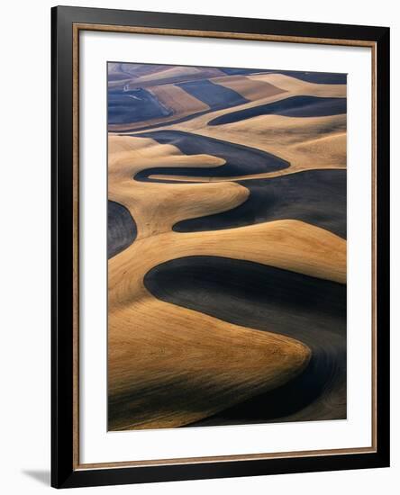 Wheat Fields of the Palouse Hills-Joseph Sohm-Framed Photographic Print