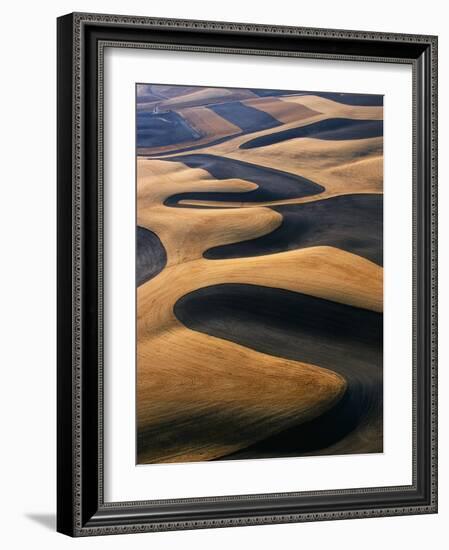 Wheat Fields of the Palouse Hills-Joseph Sohm-Framed Photographic Print