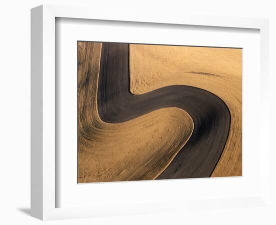 Wheat Fields on Palouse Hills-Joseph Sohm-Framed Photographic Print