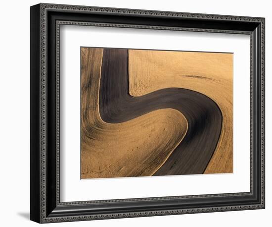 Wheat Fields on Palouse Hills-Joseph Sohm-Framed Photographic Print