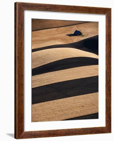 Wheat Fields on the Palouse Hills-Joseph Sohm-Framed Photographic Print