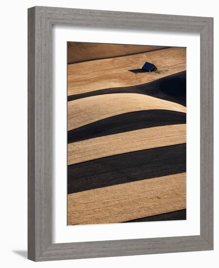 Wheat Fields on the Palouse Hills-Joseph Sohm-Framed Photographic Print