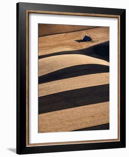 Wheat Fields on the Palouse Hills-Joseph Sohm-Framed Photographic Print