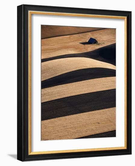 Wheat Fields on the Palouse Hills-Joseph Sohm-Framed Photographic Print