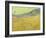 Wheat Fields with Reaper, Auvers-Vincent van Gogh-Framed Giclee Print