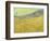 Wheat Fields with Reaper, Auvers-Vincent van Gogh-Framed Giclee Print