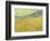 Wheat Fields with Reaper, Auvers-Vincent van Gogh-Framed Giclee Print