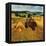 "Wheat Harvest,"July 1, 1945-F.P. Sherry-Framed Premier Image Canvas