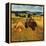 "Wheat Harvest,"July 1, 1945-F.P. Sherry-Framed Premier Image Canvas