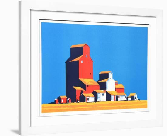 Wheatbelt-Phyllis Sussman-Framed Serigraph