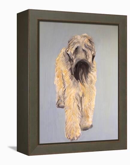 Wheaten Terrier-Sally Muir-Framed Premier Image Canvas