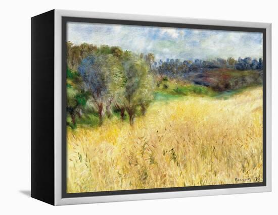 Wheatfield, 1879-Pierre-Auguste Renoir-Framed Premier Image Canvas