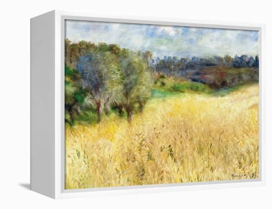 Wheatfield, 1879-Pierre-Auguste Renoir-Framed Premier Image Canvas