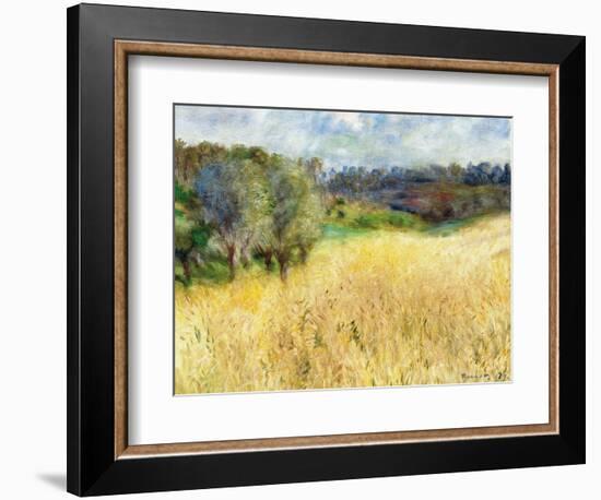 Wheatfield, 1879-Pierre-Auguste Renoir-Framed Giclee Print