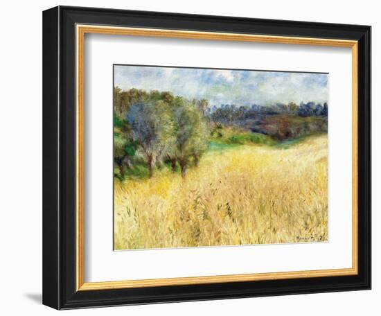 Wheatfield, 1879-Pierre-Auguste Renoir-Framed Giclee Print