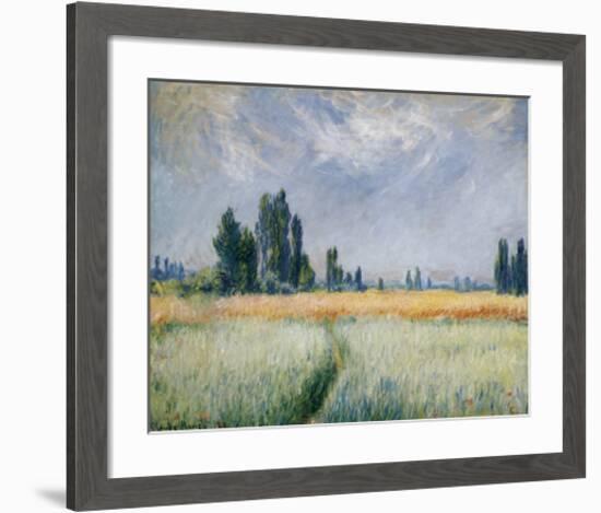 Wheatfield, 1881-Claude Monet-Framed Art Print