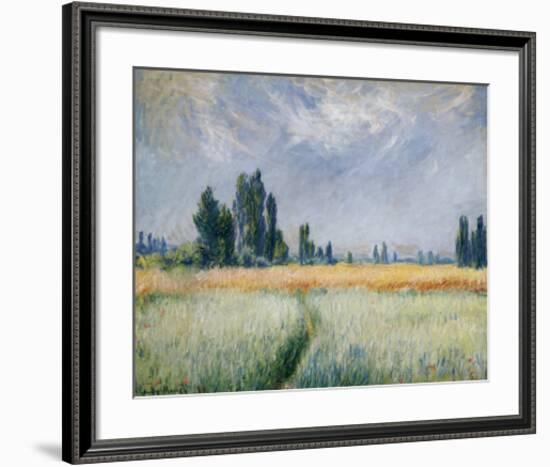 Wheatfield, 1881-Claude Monet-Framed Art Print