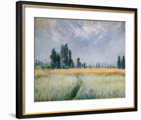 Wheatfield, 1881-Claude Monet-Framed Art Print