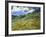 Wheatfield and Mountains, c.1889-Vincent van Gogh-Framed Giclee Print