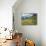 Wheatfield and Mountains, c.1889-Vincent van Gogh-Mounted Giclee Print displayed on a wall