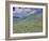 Wheatfield and Mountains, c.1889-Vincent van Gogh-Framed Giclee Print