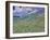 Wheatfield and Mountains, c.1889-Vincent van Gogh-Framed Giclee Print