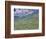 Wheatfield and Mountains, c.1889-Vincent van Gogh-Framed Giclee Print