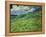 Wheatfield and mountains, June 1889 Canvas, 70,5 x 88,5 cm SMK 1840.-Vincent van Gogh-Framed Premier Image Canvas