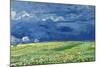 Wheatfield under Thunderclouds, 1890-Vincent van Gogh-Mounted Giclee Print