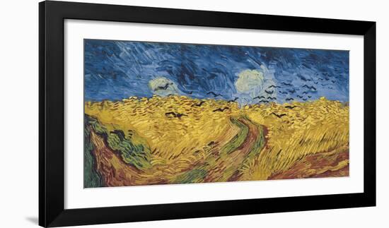 Wheatfield with Crows, 1890-Vincent van Gogh-Framed Art Print