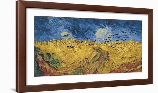 Wheatfield with Crows, 1890-Vincent van Gogh-Framed Art Print