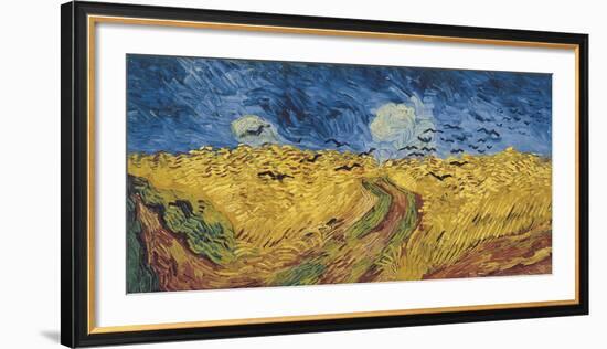 Wheatfield with Crows, 1890-Vincent van Gogh-Framed Art Print