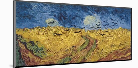 Wheatfield with Crows, 1890-Vincent van Gogh-Mounted Giclee Print